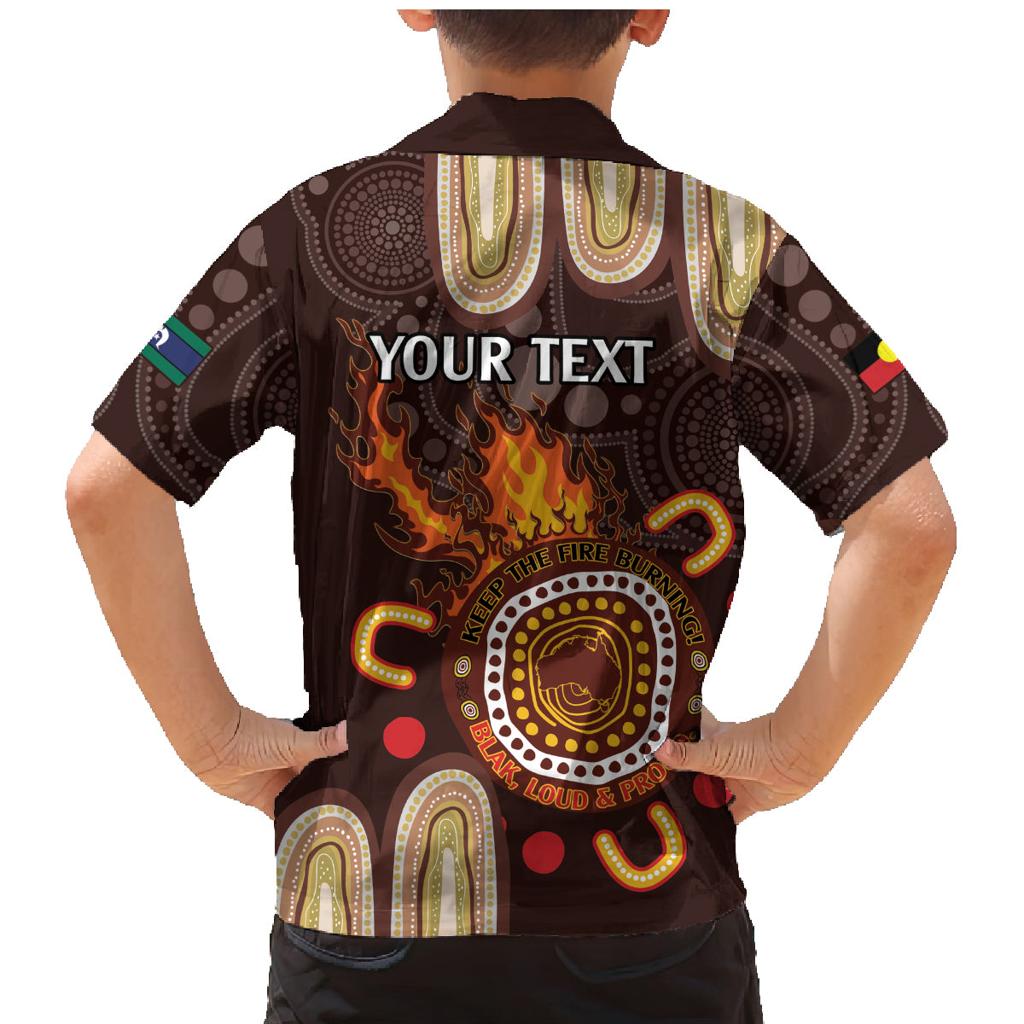 Personalised NAIDOC Week 2024 Family Matching Mermaid Dress and Hawaiian Shirt Aussie Map With Aboriginal