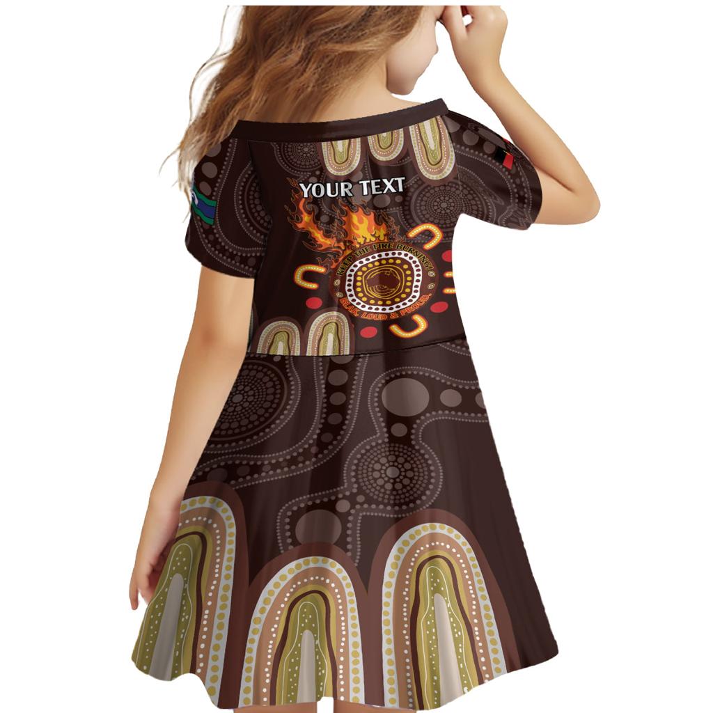 Personalised NAIDOC Week 2024 Family Matching Mermaid Dress and Hawaiian Shirt Aussie Map With Aboriginal