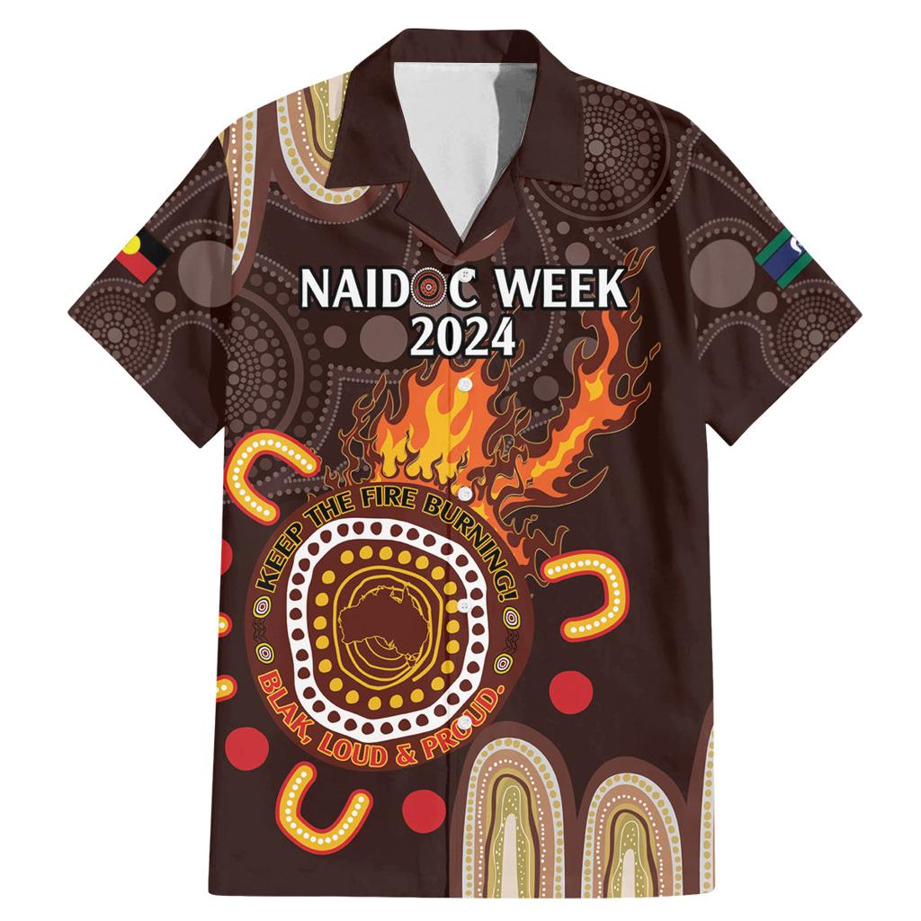 Personalised NAIDOC Week 2024 Family Matching Mermaid Dress and Hawaiian Shirt Aussie Map With Aboriginal