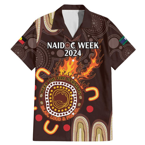 Personalised NAIDOC Week 2024 Family Matching Mermaid Dress and Hawaiian Shirt Aussie Map With Aboriginal