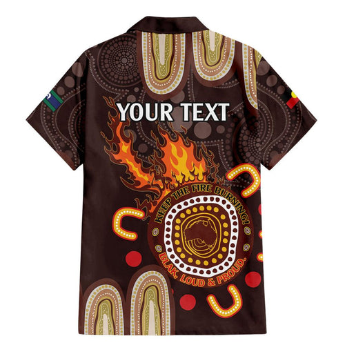 Personalised NAIDOC Week 2024 Family Matching Mermaid Dress and Hawaiian Shirt Aussie Map With Aboriginal