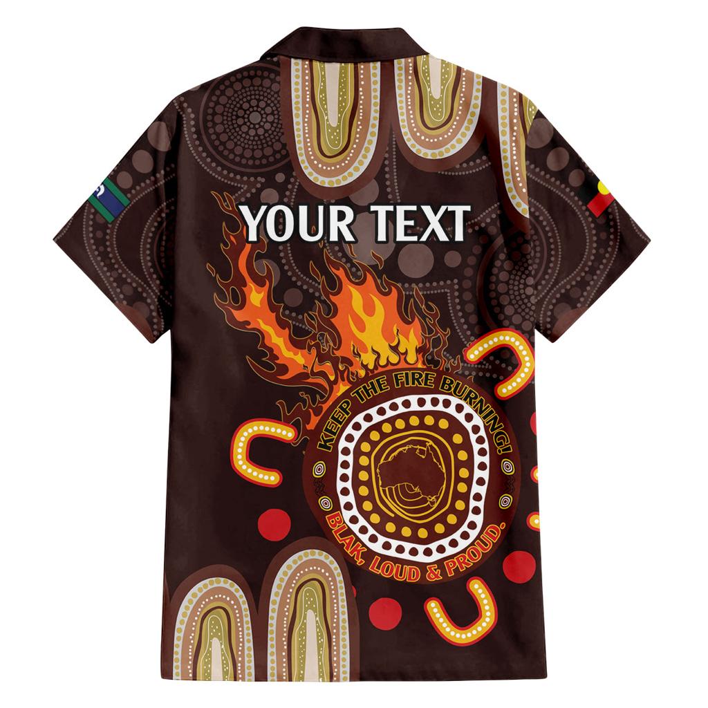 Personalised NAIDOC Week 2024 Family Matching Off Shoulder Short Dress and Hawaiian Shirt Aussie Map With Aboriginal