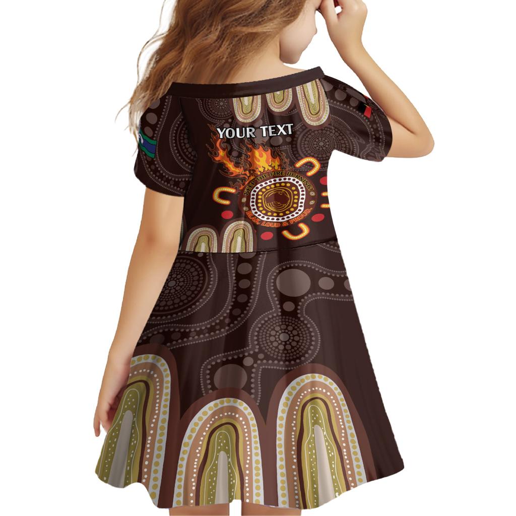 Personalised NAIDOC Week 2024 Family Matching Puletasi and Hawaiian Shirt Aussie Map With Aboriginal