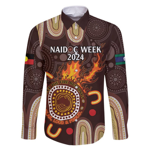 Personalised NAIDOC Week 2024 Family Matching Puletasi and Hawaiian Shirt Aussie Map With Aboriginal