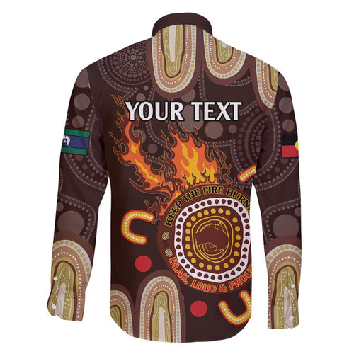 Personalised NAIDOC Week 2024 Family Matching Puletasi and Hawaiian Shirt Aussie Map With Aboriginal