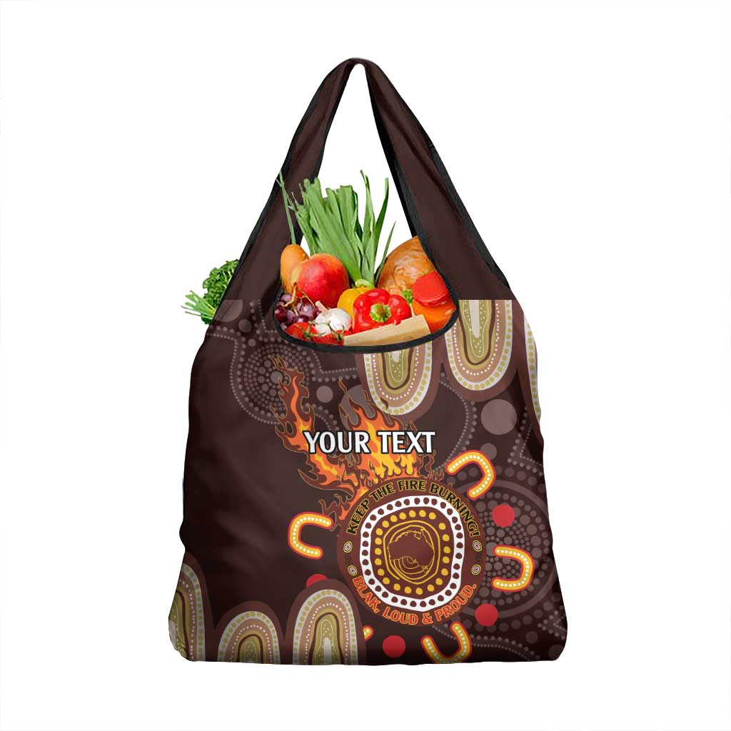 Personalised NAIDOC Week 2024 Grocery Bag Aussie Map With Aboriginal