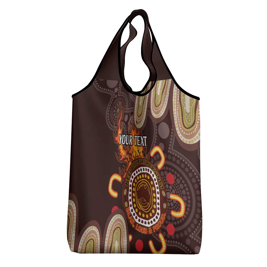 Personalised NAIDOC Week 2024 Grocery Bag Aussie Map With Aboriginal