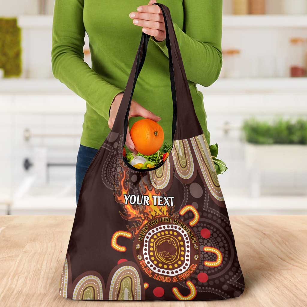 Personalised NAIDOC Week 2024 Grocery Bag Aussie Map With Aboriginal