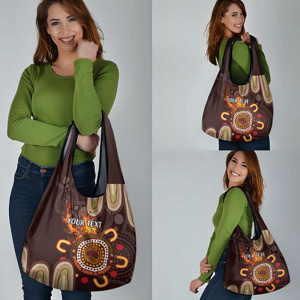 Personalised NAIDOC Week 2024 Grocery Bag Aussie Map With Aboriginal