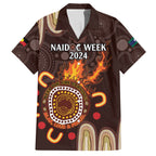 Personalised NAIDOC Week 2024 Hawaiian Shirt Aussie Map With Aboriginal