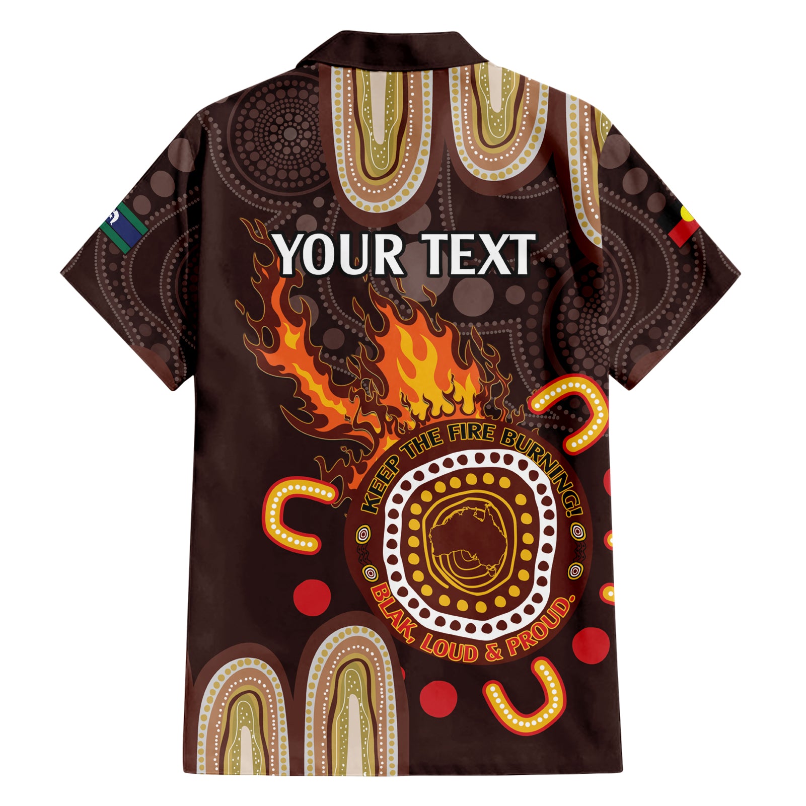 Personalised NAIDOC Week 2024 Hawaiian Shirt Aussie Map With Aboriginal