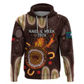 Personalised NAIDOC Week 2024 Hoodie Aussie Map With Aboriginal