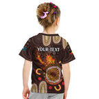 Personalised NAIDOC Week 2024 Kid T Shirt Aussie Map With Aboriginal