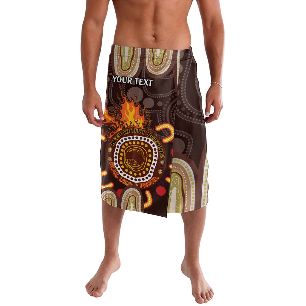 Personalised NAIDOC Week 2024 Lavalava Aussie Map With Aboriginal