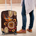 Personalised NAIDOC Week 2024 Luggage Cover Aussie Map With Aboriginal