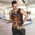 Personalised NAIDOC Week 2024 Men Tank Top Aussie Map With Aboriginal