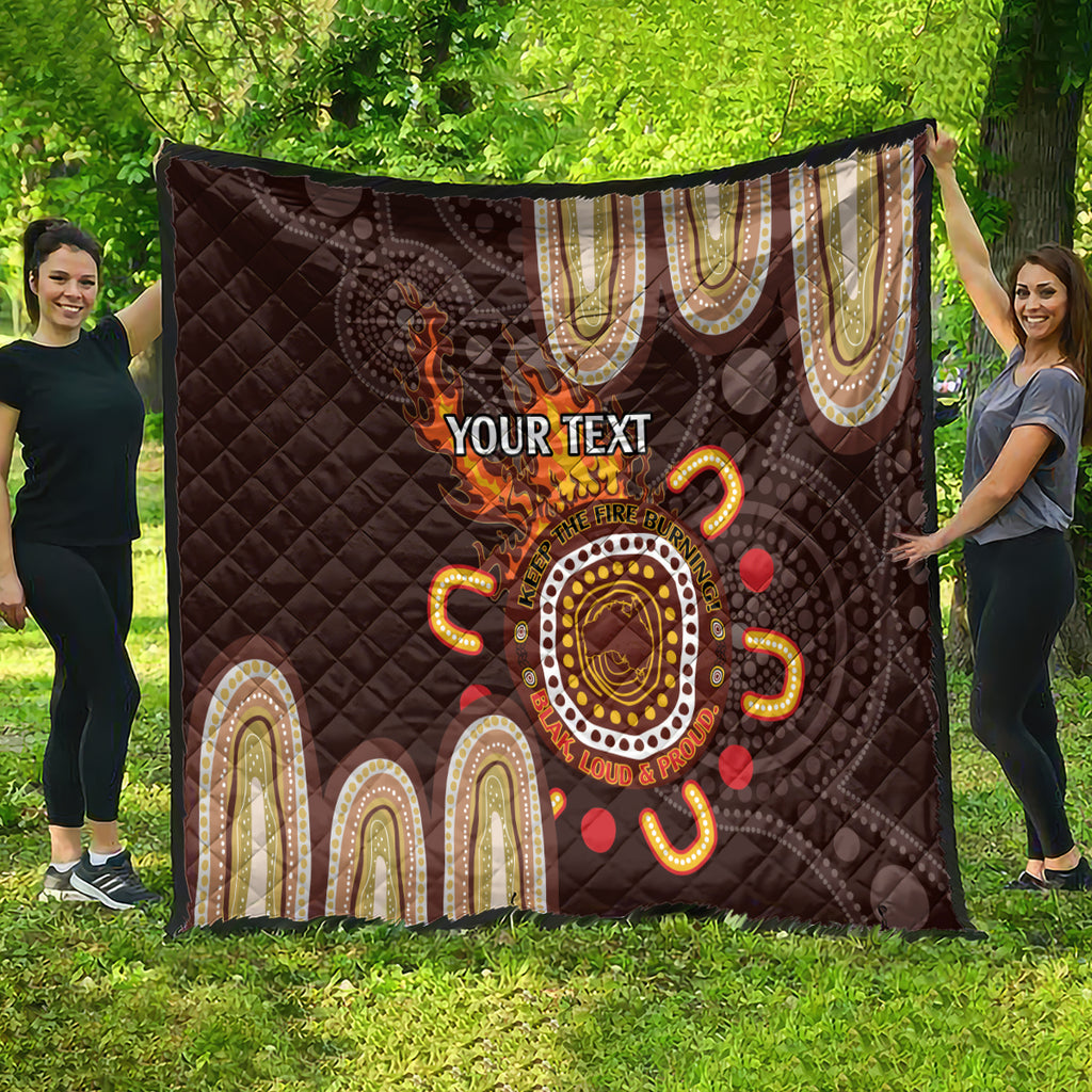Personalised NAIDOC Week 2024 Quilt Aussie Map With Aboriginal