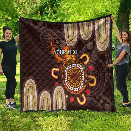 Personalised NAIDOC Week 2024 Quilt Aussie Map With Aboriginal