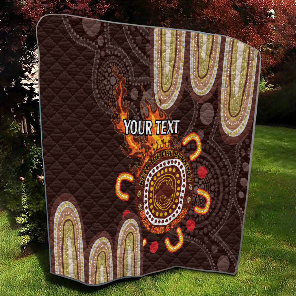 Personalised NAIDOC Week 2024 Quilt Aussie Map With Aboriginal
