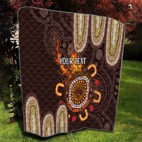Personalised NAIDOC Week 2024 Quilt Aussie Map With Aboriginal
