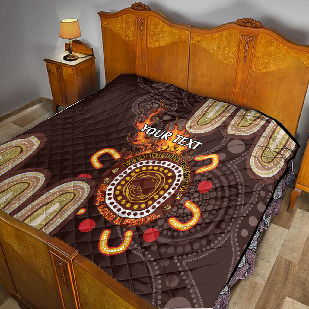 Personalised NAIDOC Week 2024 Quilt Aussie Map With Aboriginal