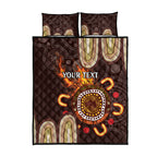 Personalised NAIDOC Week 2024 Quilt Bed Set Aussie Map With Aboriginal