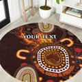 Personalised NAIDOC Week 2024 Round Carpet Aussie Map With Aboriginal