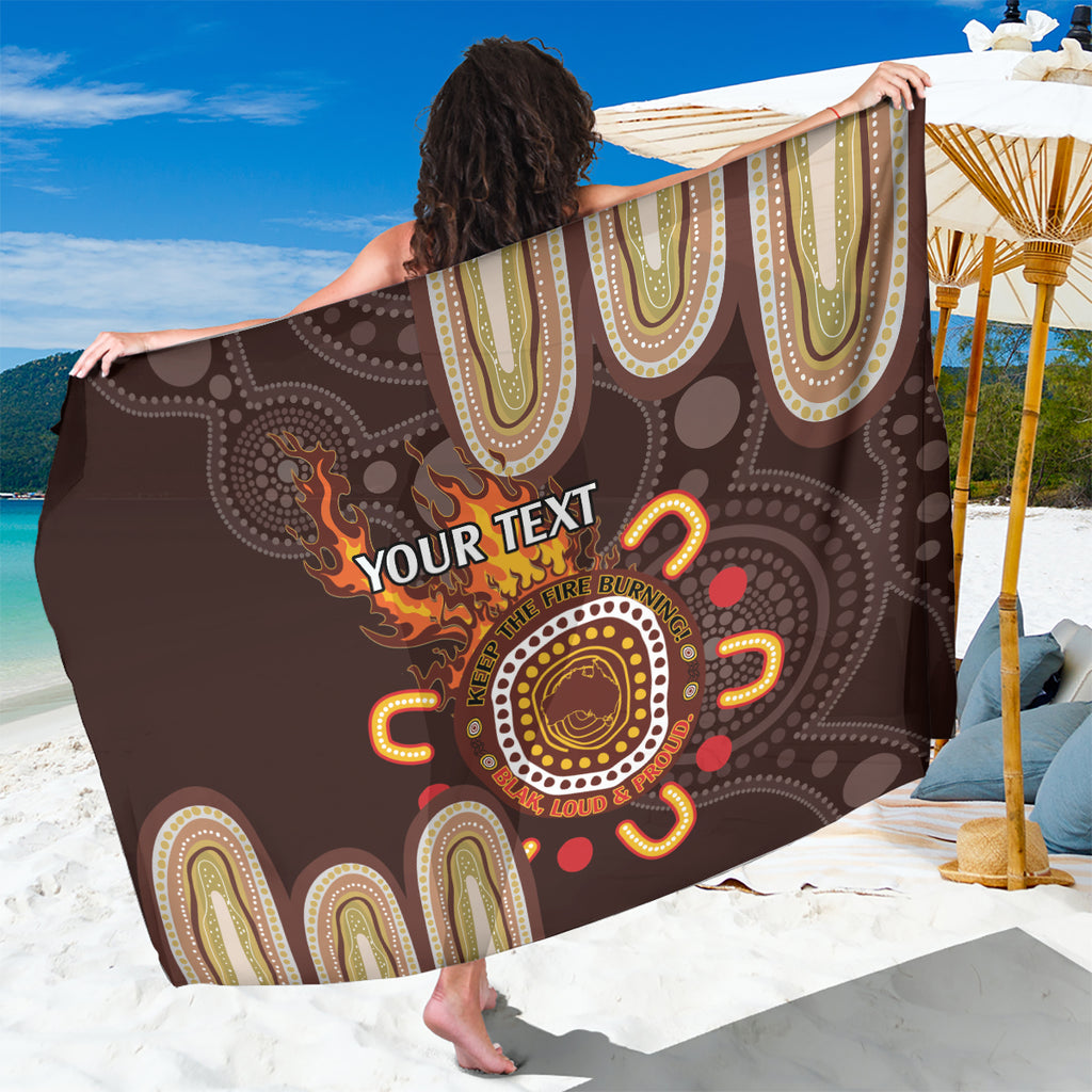 Personalised NAIDOC Week 2024 Sarong Aussie Map With Aboriginal
