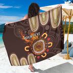 Personalised NAIDOC Week 2024 Sarong Aussie Map With Aboriginal
