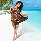 Personalised NAIDOC Week 2024 Sarong Aussie Map With Aboriginal