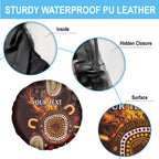 Personalised NAIDOC Week 2024 Spare Tire Cover Aussie Map With Aboriginal