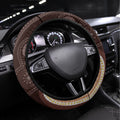 Personalised NAIDOC Week 2024 Steering Wheel Cover Aussie Map With Aboriginal