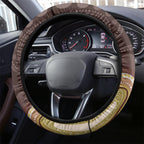 Personalised NAIDOC Week 2024 Steering Wheel Cover Aussie Map With Aboriginal