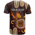 Personalised NAIDOC Week 2024 T Shirt Aussie Map With Aboriginal