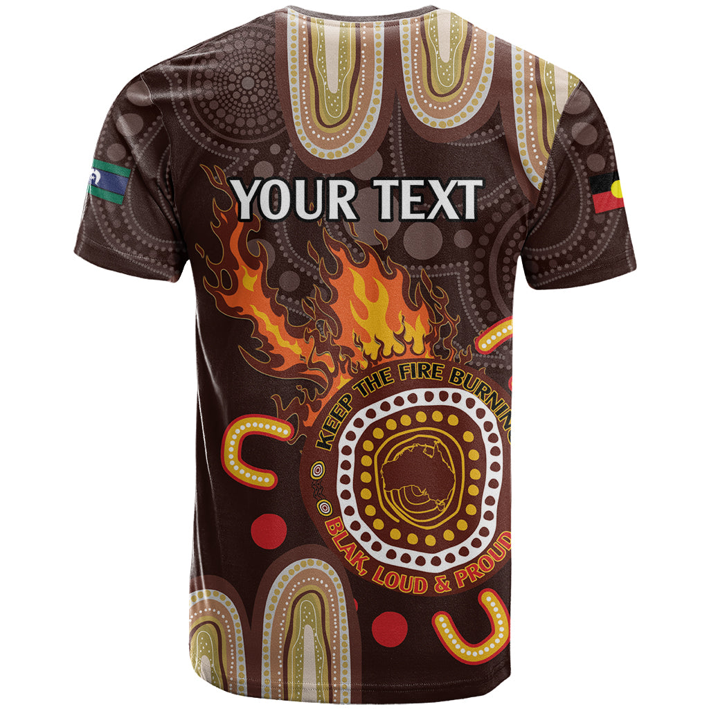 Personalised NAIDOC Week 2024 T Shirt Aussie Map With Aboriginal