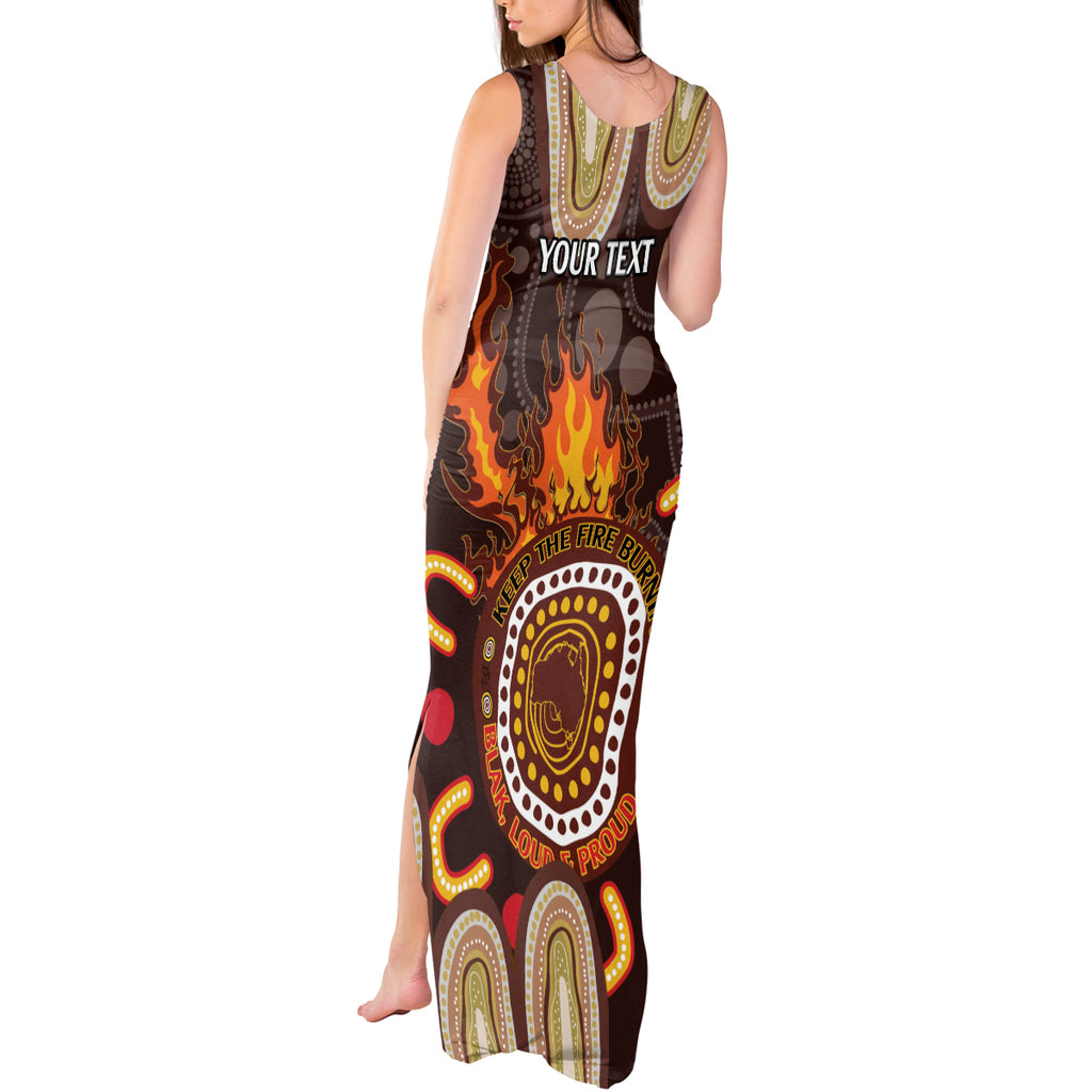 Personalised NAIDOC Week 2024 Tank Maxi Dress Aussie Map With Aboriginal