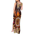 Personalised NAIDOC Week 2024 Tank Maxi Dress Aussie Map With Aboriginal