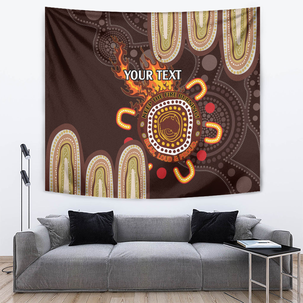Personalised NAIDOC Week 2024 Tapestry Aussie Map With Aboriginal