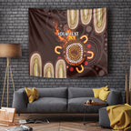Personalised NAIDOC Week 2024 Tapestry Aussie Map With Aboriginal