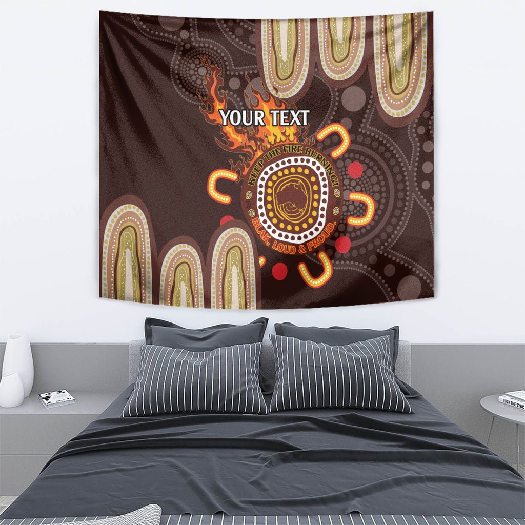 Personalised NAIDOC Week 2024 Tapestry Aussie Map With Aboriginal