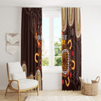 Personalised NAIDOC Week 2024 Window Curtain Aussie Map With Aboriginal
