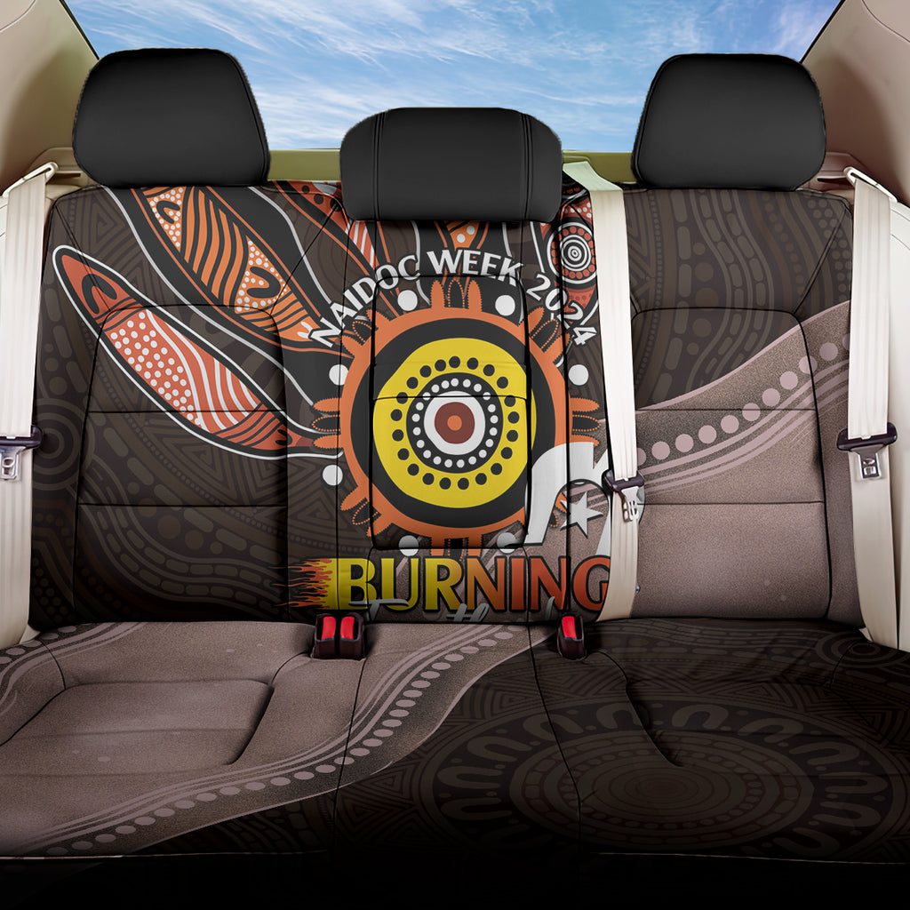 Fire Burning Together NAIDOC 2024 Back Car Seat Cover Indigenous Art