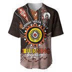 Fire Burning Together NAIDOC 2024 Baseball Jersey Indigenous Art
