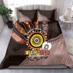 Fire Burning Together NAIDOC 2024 Bedding Set Indigenous Art