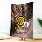 Fire Burning Together NAIDOC 2024 Blanket Indigenous Art