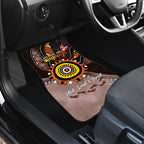 Fire Burning Together NAIDOC 2024 Car Mats Indigenous Art