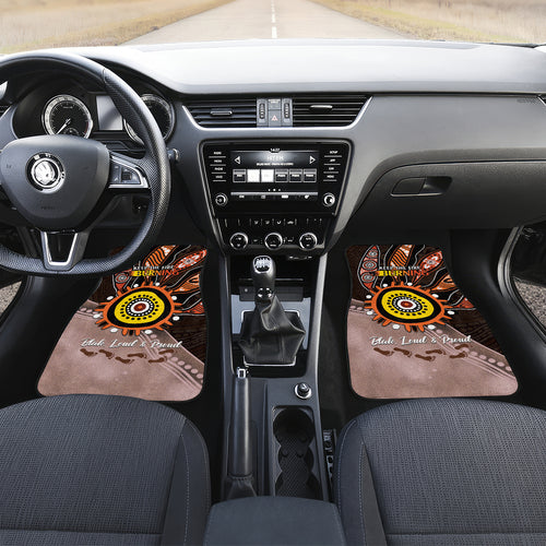 Fire Burning Together NAIDOC 2024 Car Mats Indigenous Art