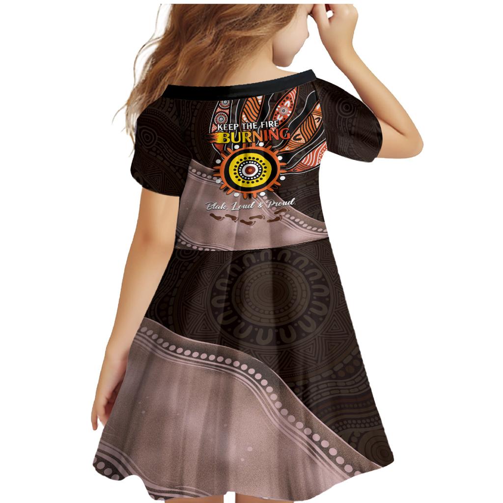 Fire Burning Together NAIDOC 2024 Family Matching Mermaid Dress and Hawaiian Shirt Indigenous Art
