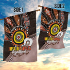 Fire Burning Together NAIDOC 2024 Garden Flag Indigenous Art