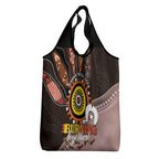 Fire Burning Together NAIDOC 2024 Grocery Bag Indigenous Art